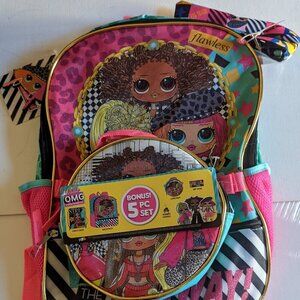 NWT LOL Surprise! Slay the Runway 5p Backpack Set Fashion L.O.L. Dolls Xmas Gift